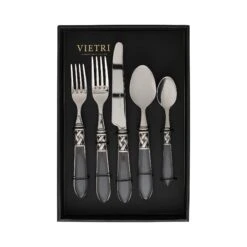 Aladdin Antique Clear Five-Piece Place Setting – Set Of 4