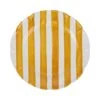 Amalfitana Yellow Stripe Dinner Plate
