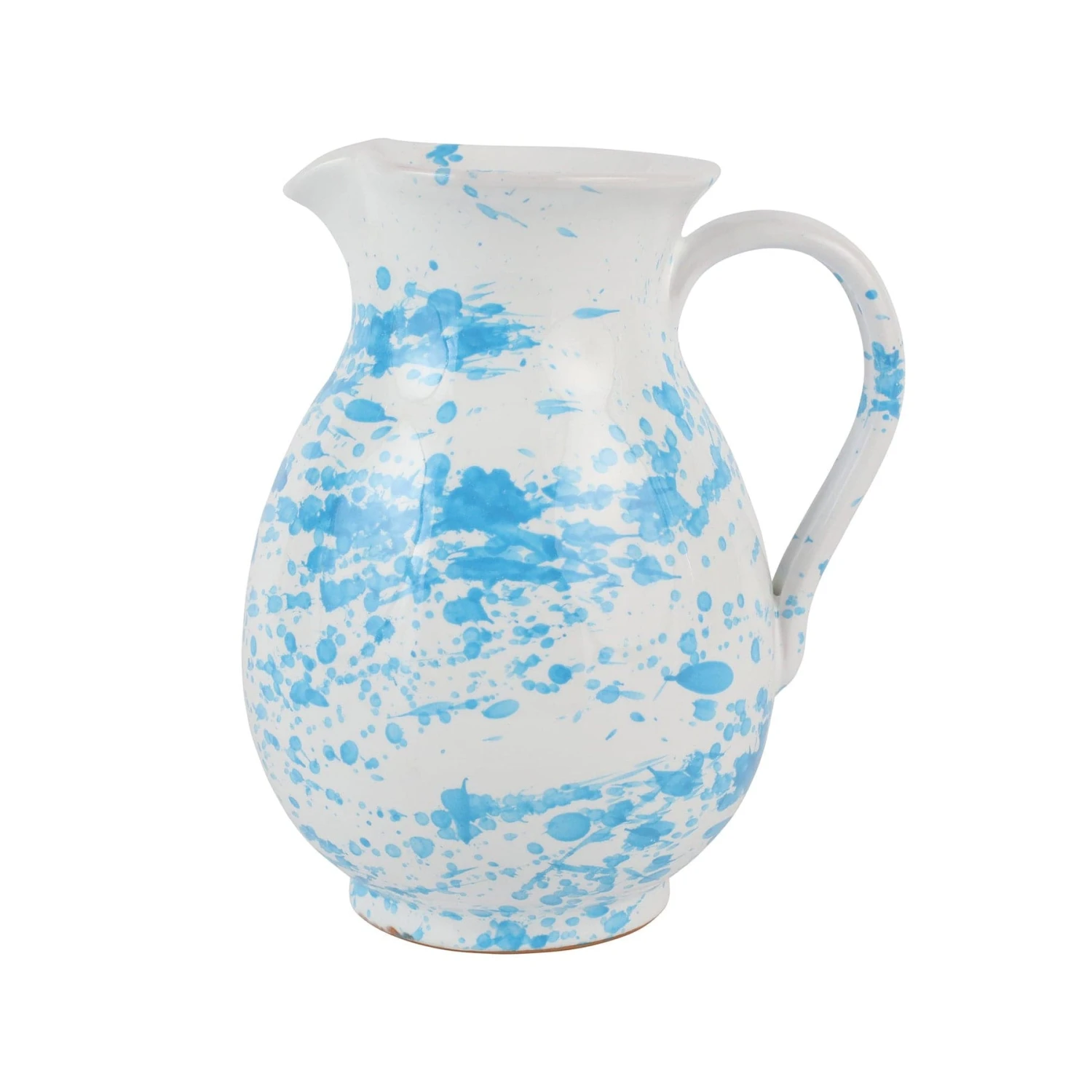 Amalfitana Aqua Splatter Pitcher 1 Amalfitana Aqua Splatter Pitcher