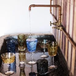 Barocco Amber Wine Glass -Kitchen Supply Store BCO 8820A 2 1800x1800