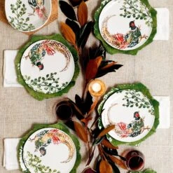 Fauna Pheasants Salad Plate -Kitchen Supply Store FAU 9701 LSALT 1 1800x1800