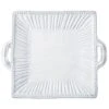 Incanto Stripe Handled Square Platter