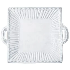 Incanto Stripe Handled Square Platter