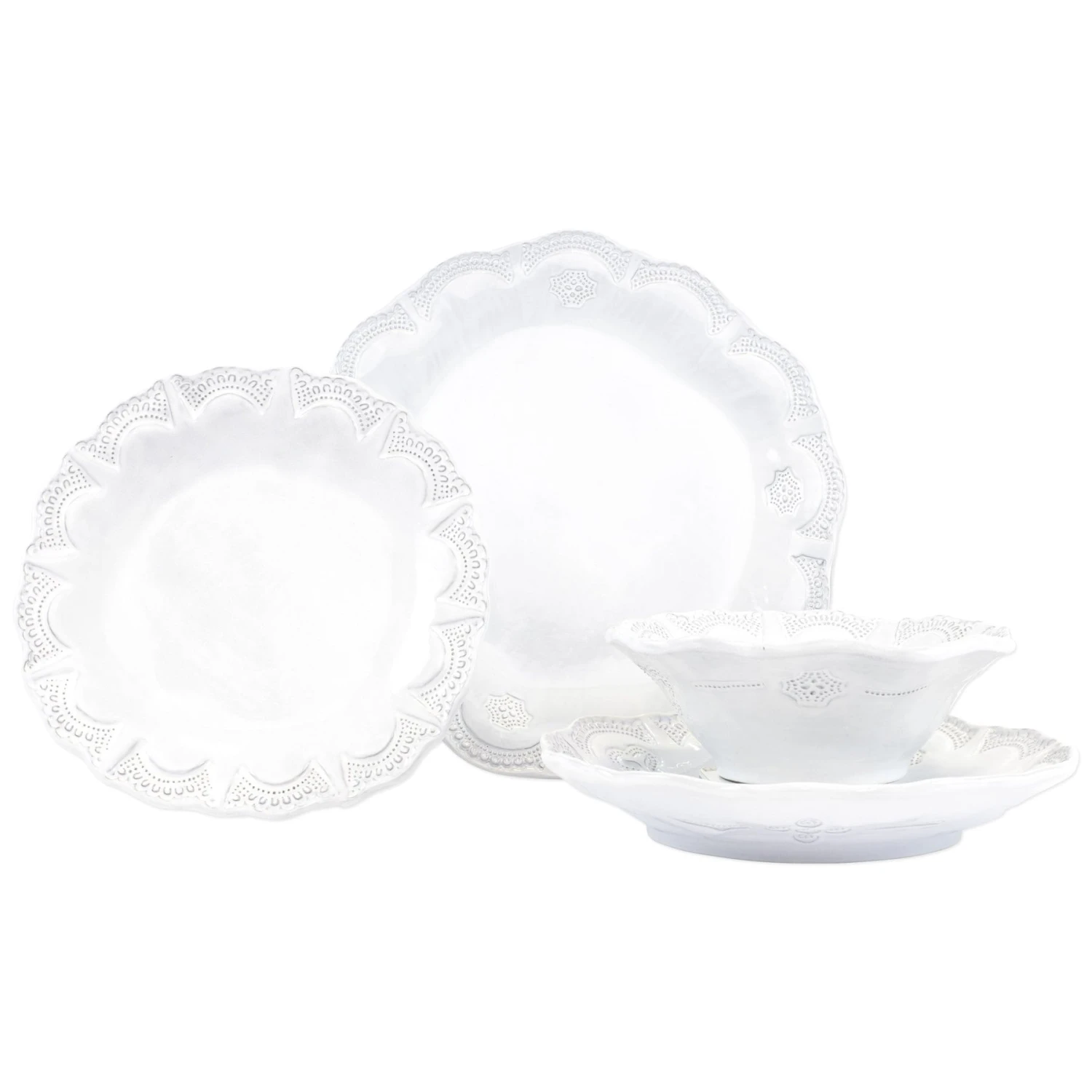 Incanto Lace Four-Piece Place Setting 1 Incanto Lace Four-Piece Place Setting