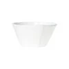 Lastra White Medium Stacking Serving Bowl
