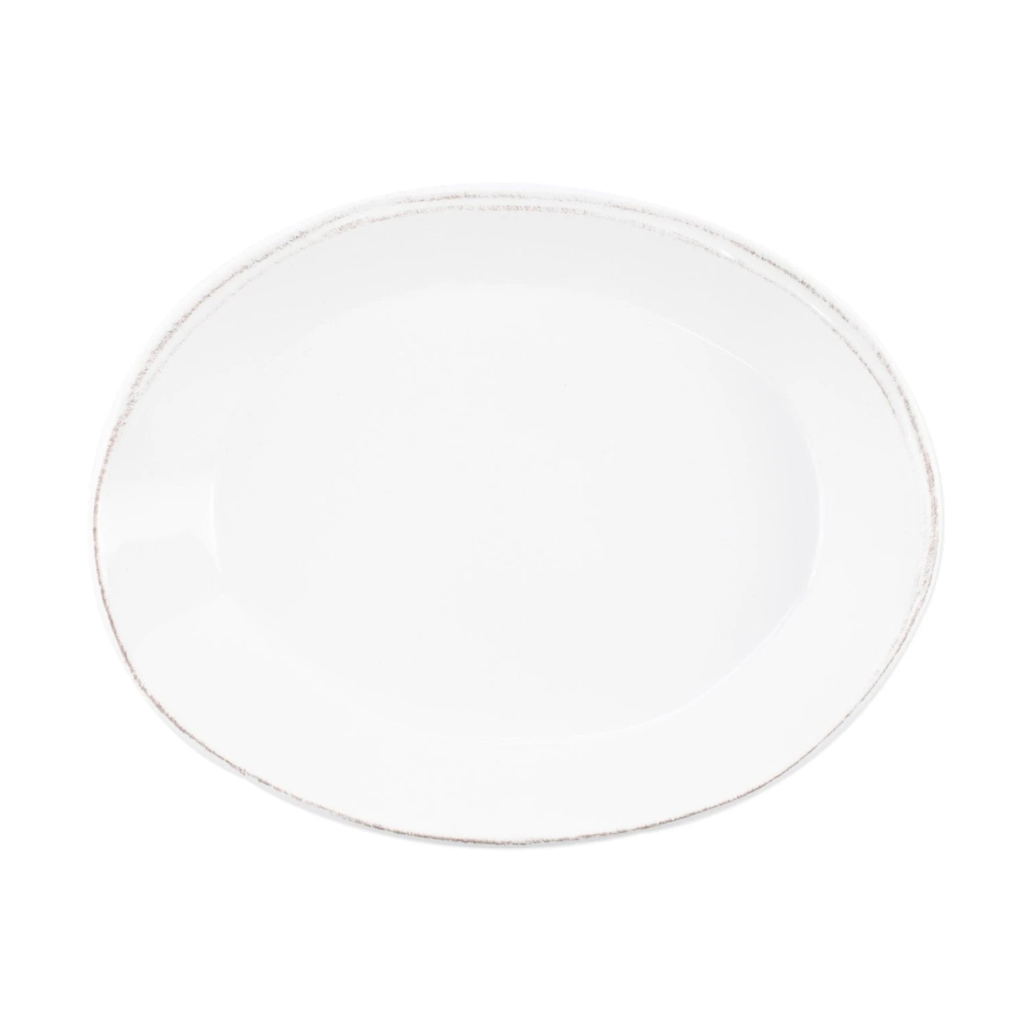 Lastra White Small Oval Baker 3 Lastra White Small Oval Baker - Image 3