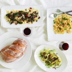 Lastra White Round Platter -Kitchen Supply Store LAS 2621W LSALT 2 1800x1800