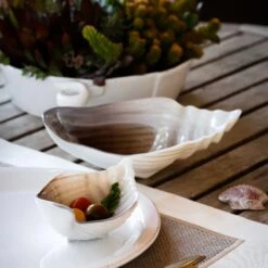 Lastra White Handled Round Baker -Kitchen Supply Store LAS 2652W LSALT 3 1800x1800