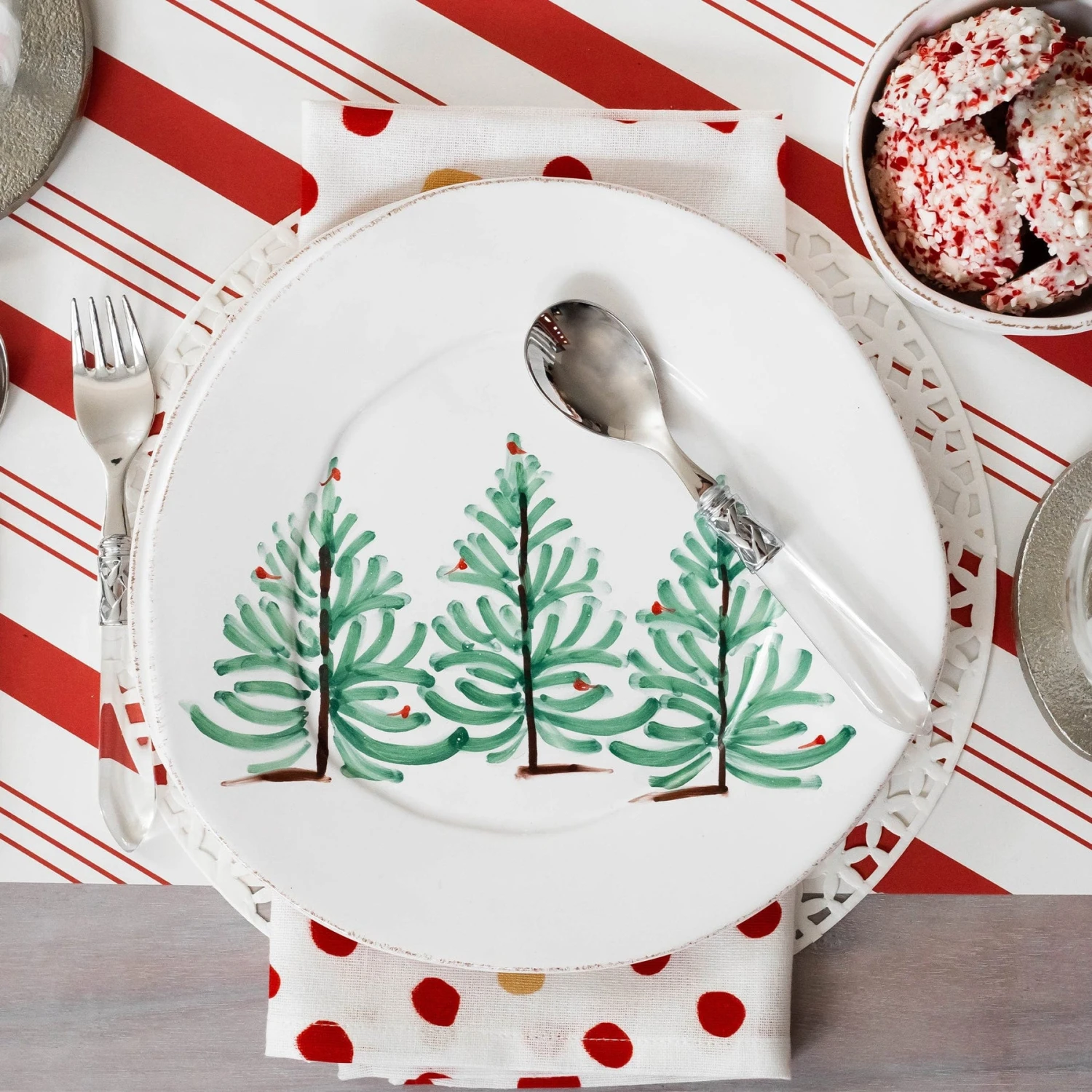 Melamine Lastra Holiday Dinner Plate 4 Melamine Lastra Holiday Dinner Plate - Image 4