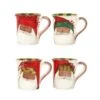 Old St. Nick Multicultural Assorted Mugs - Set Of 4