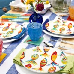 Pesci Colorati Salad Plate -Kitchen Supply Store PSE 7801 2100 web4 1800x1800