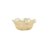 Rufolo Glass Gold Flower Small Bowl