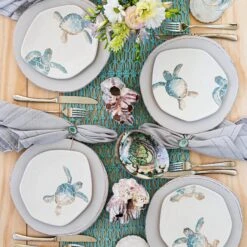 Tartaruga Turtle With Head Salad Plate -Kitchen Supply Store TAR 9701B LSALT 1 1800x1800