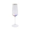 Rainbow Champagne Flute