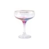 Rainbow Coupe Champagne Glass