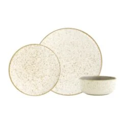 Earth Eggshell 3-Piece Place Setting
