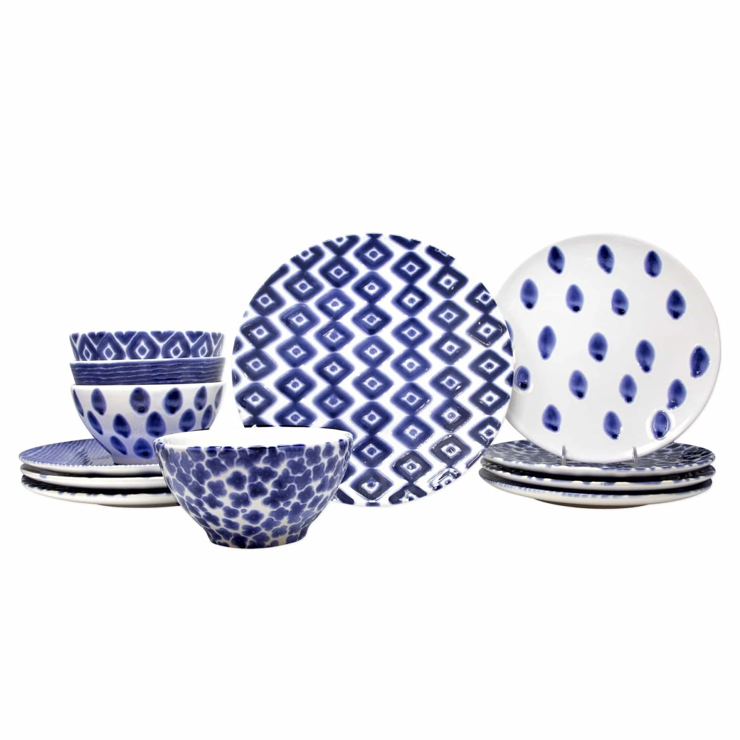 Santorini Assorted 12-Piece Place Setting 1 Santorini Assorted 12-Piece Place Setting