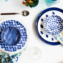 Santorini Dot Salad Plate -Kitchen Supply Store VSAN 003001B LSALT 5 1800x1800