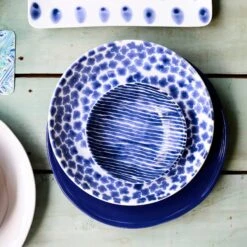 Santorini Stripe Condiment Bowl -Kitchen Supply Store VSAN 003003D LSALT 2 1800x1800