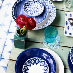 Santorini Diamond Medium Serving Bowl -Kitchen Supply Store VSAN 003031 LSALT 7 1800x1800