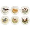 Wildlife Assorted Dinner Plates - Set Of 6