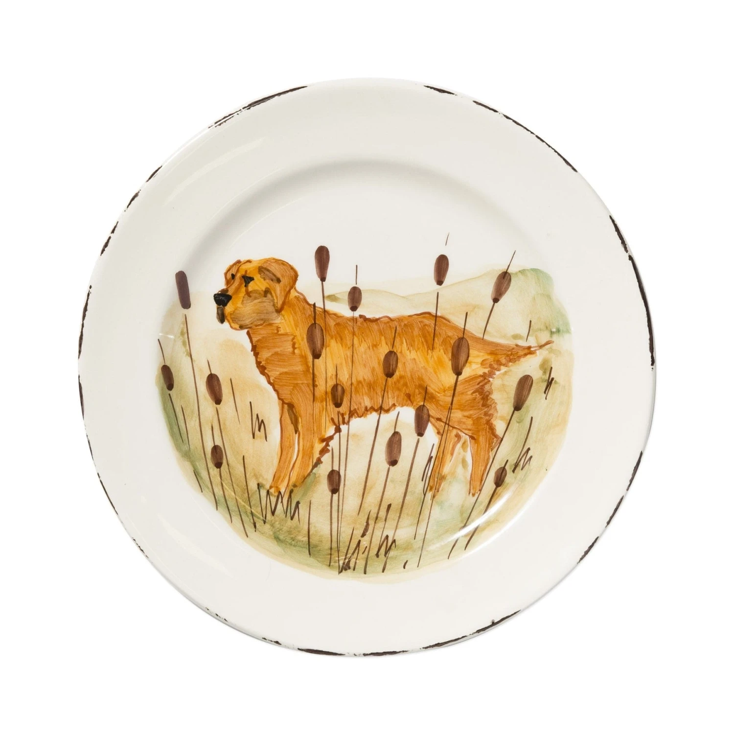 Wildlife Hunting Dog Dinner Plate 1 Wildlife Hunting Dog Dinner Plate