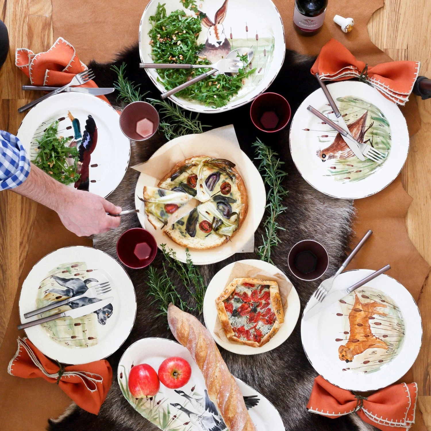 Wildlife Quail Dinner Plate 5 Wildlife Quail Dinner Plate - Image 5