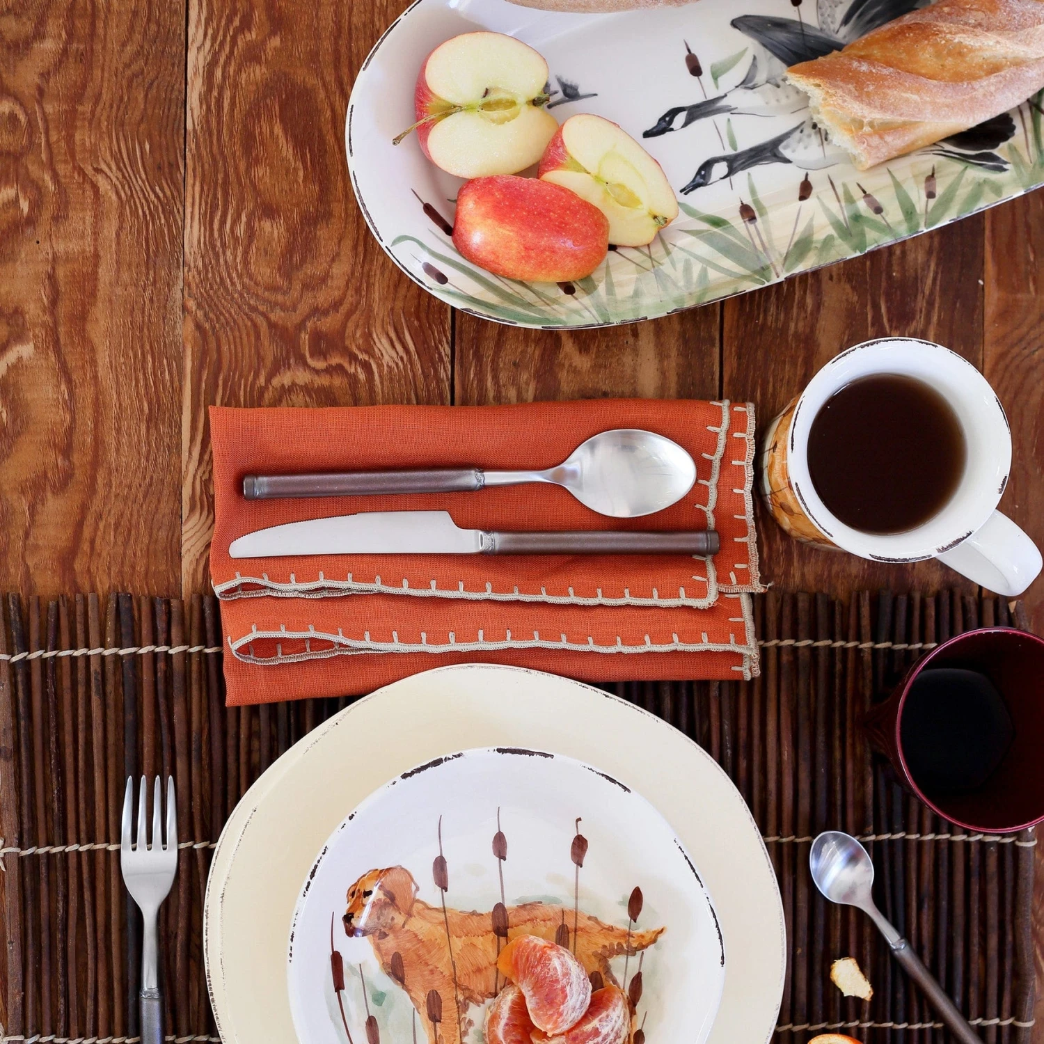 Wildlife Hunting Dog Salad Plate 3 Wildlife Hunting Dog Salad Plate - Image 3