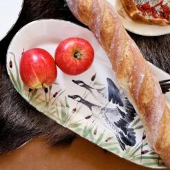 Wildlife Geese Small Oval Platter -Kitchen Supply Store WDL 7877 LSALT 4 1800x1800